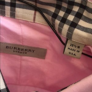 Burberry dress shirt 15.5 R
